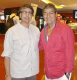 Aadesh Shrivastava, Ananth Mahadevan at Ektanand Pictures LIFE IS GOOD trailer launch in Cinemax, Mumbai on 5th JUly 2012.jpg